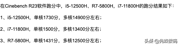 一文看懂R7-5800H和i5-12500H区别，是牙膏挤爆还是继续AMD yes？