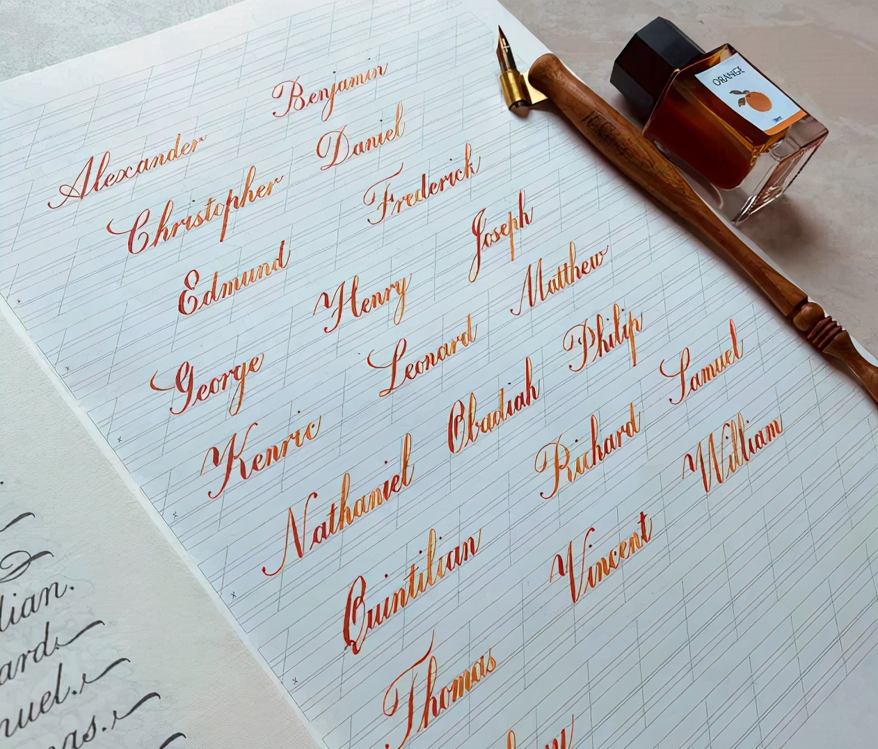 高中英语版“汤圆体”，字迹圆润又饱满，正中阅卷老师的“下怀”