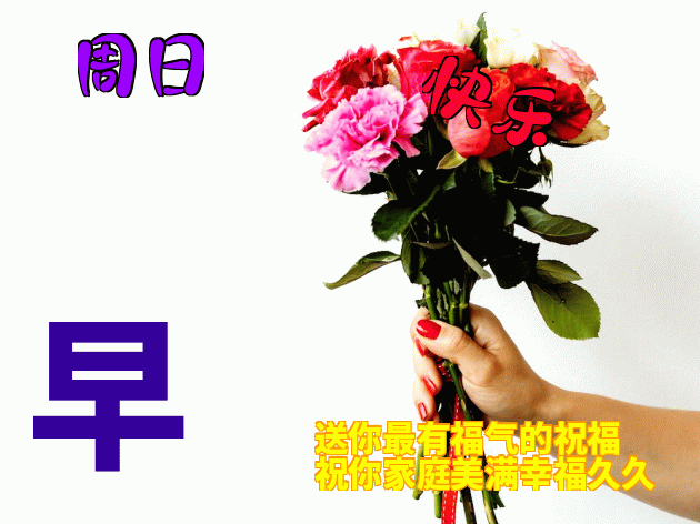 清晨美女问候早上好漂亮早上好表情包祝福语 愿君开心快乐 健康平安图片