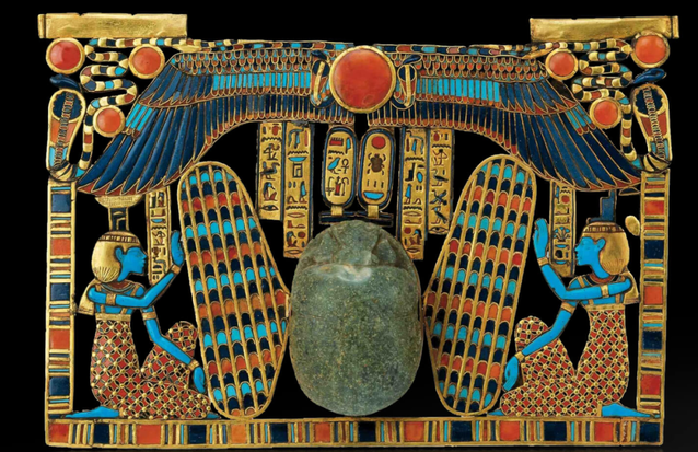 四大文明古国的文化传承，古埃及饰品中的精品，鉴赏收藏价值极高