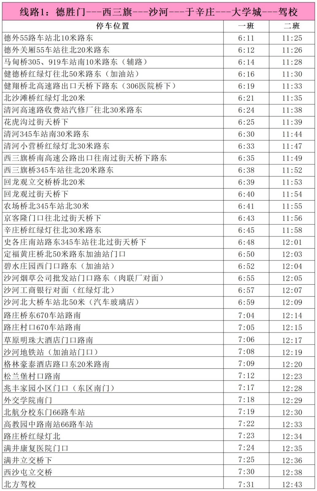 北方驾校2022年3月19班车恢复昌平环城路线报名咨询4000-806-300