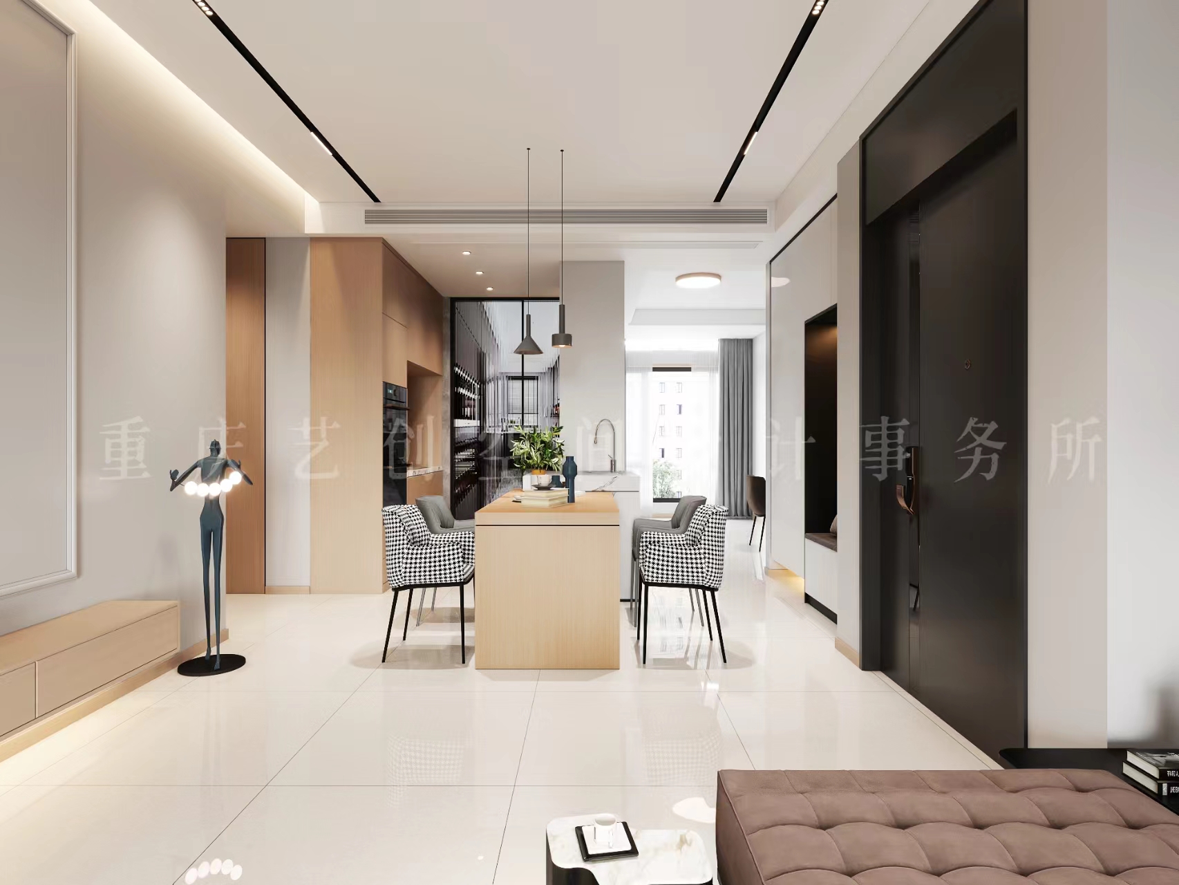 案例分享 || 8万装的98m²现代风，小户型的家也可以“五脏俱全”