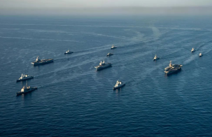 美軍艦無視警告，穿越台海，解放軍採取行動，山東艦現身金門近海