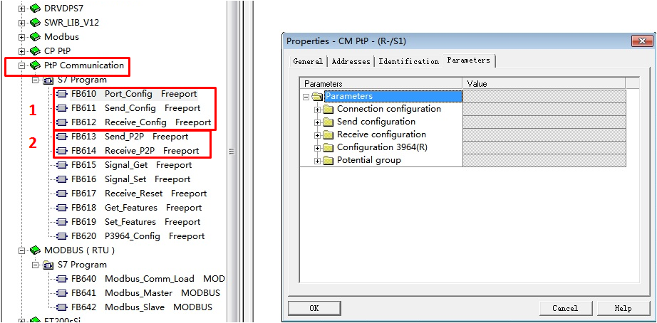 ET200SP CM PtP模块在STEP 7中的使用