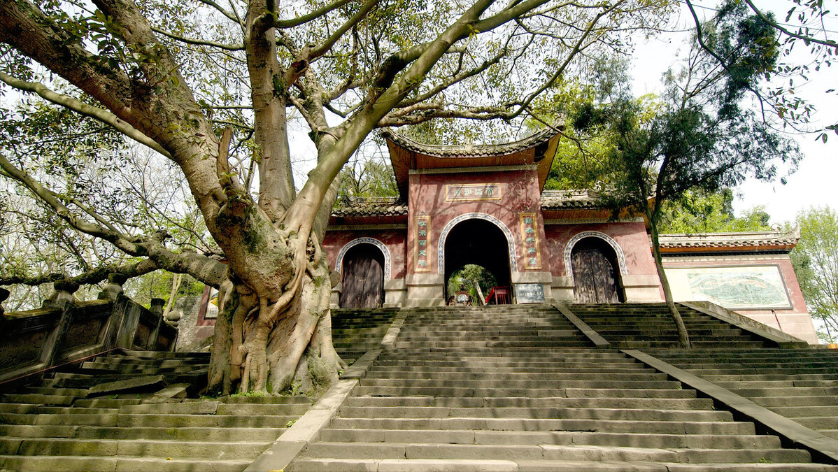 四川射洪陈子昂读书台第二天,人们争先恐后,一起赶到了宣阳里.