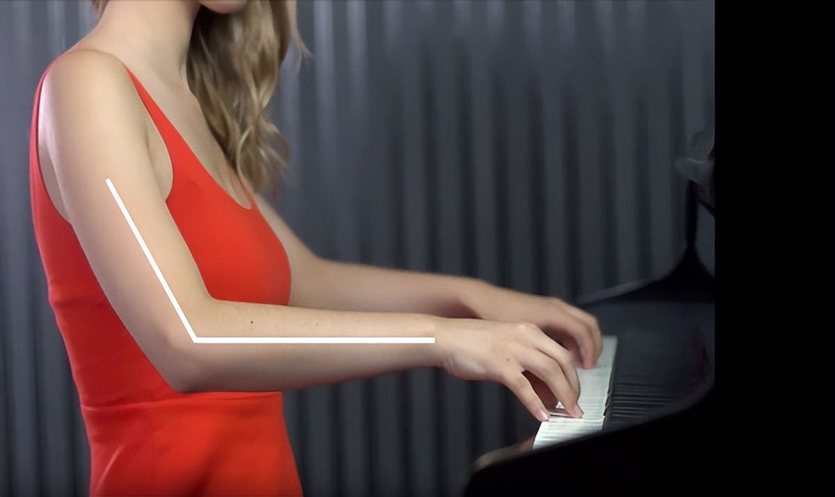 弹钢琴的正确手姿和坐姿？