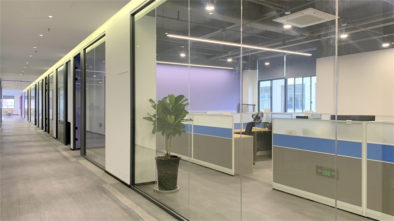安胜智能科技办公室装修实景图