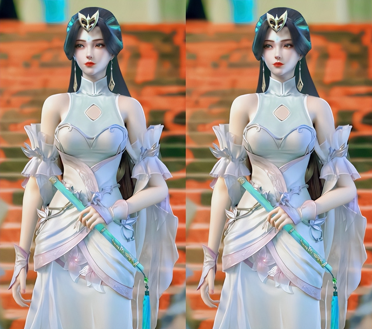 《完美世界》柳神穿上月婵的服装，不愧是绝世大美人!-哪边嗨