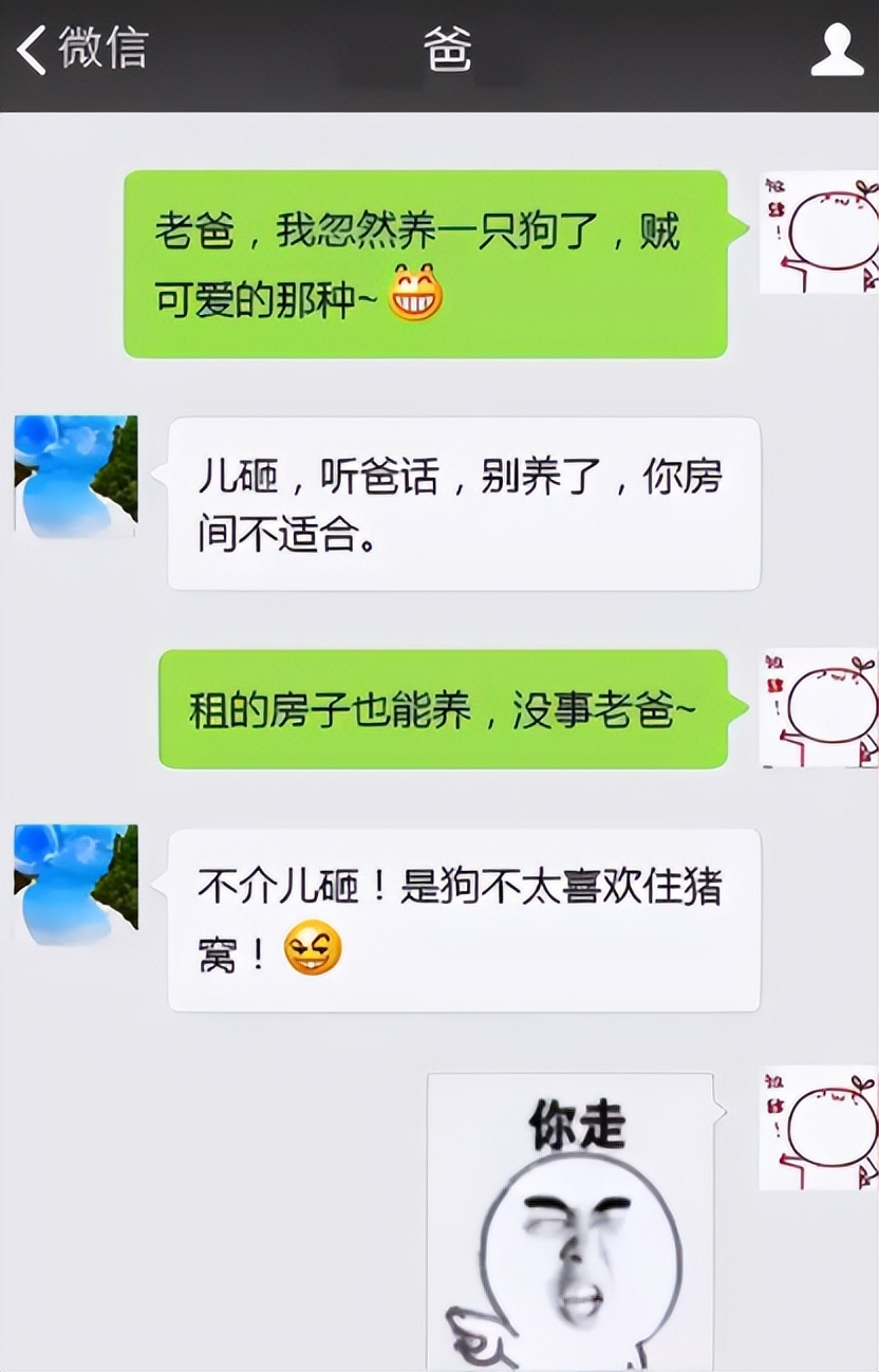 "后台确实挺硬",大学生与家长"搞笑"聊天记录走红,网友直言:笑出鹅叫