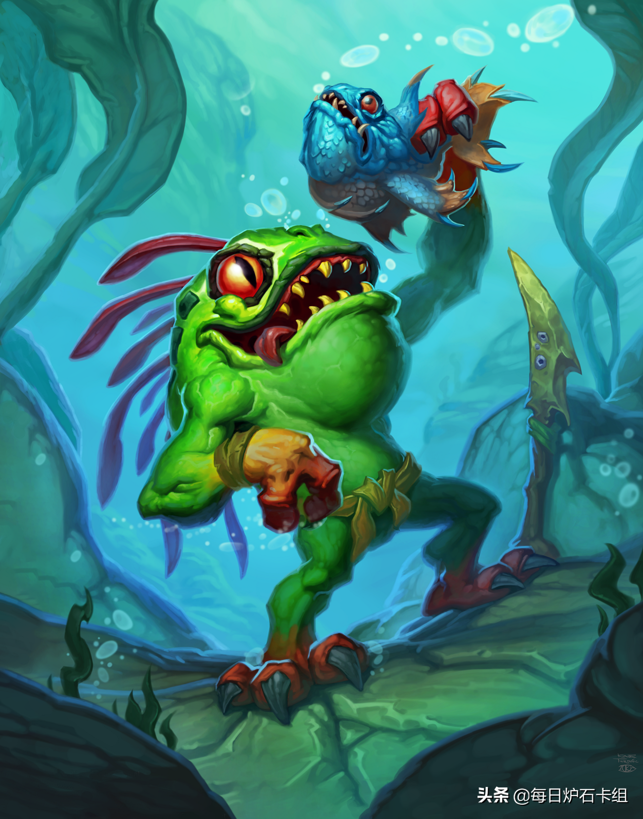 炉石传说：食人鱼集群来袭！战吼萨回归铺场嗜血路线