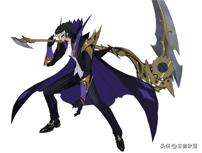 特效方面依旧是勇者换色系列,较暗的深紫色特效更像弱化版的星夜王子