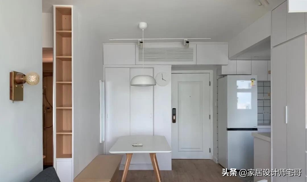 第一次见香港45㎡的房子，居然有2室2厅，全屋都是收纳柜，晒晒