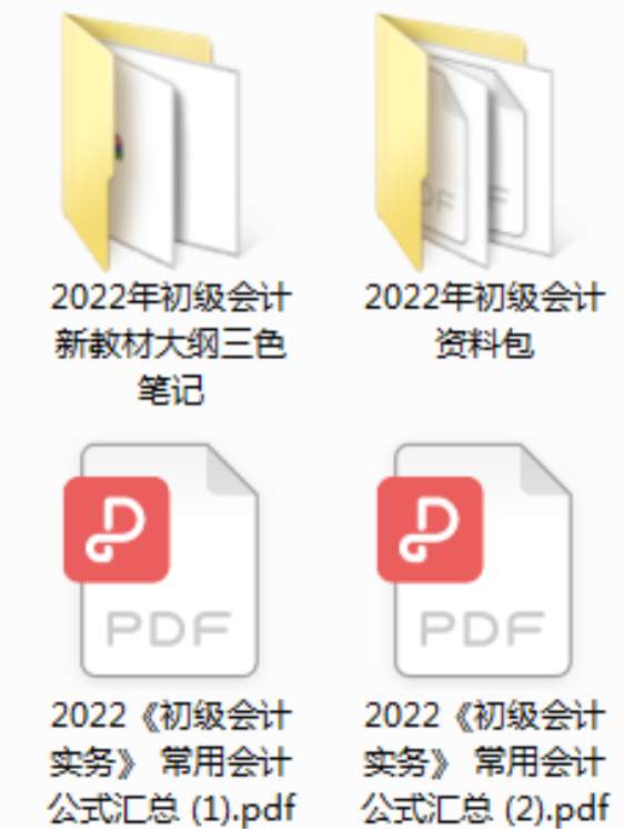 2022初级会计考生通关必备：初级会计必背公式，夯实基础轻松备考