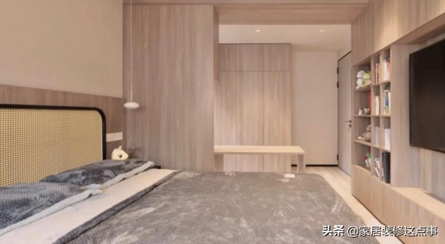 52㎡上海姑娘的家，厨卫不铺一块砖，床装墙壁上，进门我就迷住了