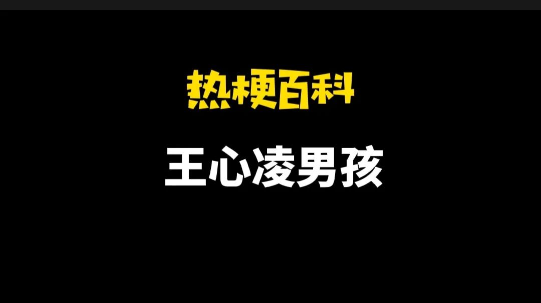 「热梗百科」“王心凌男孩”是什么梗？