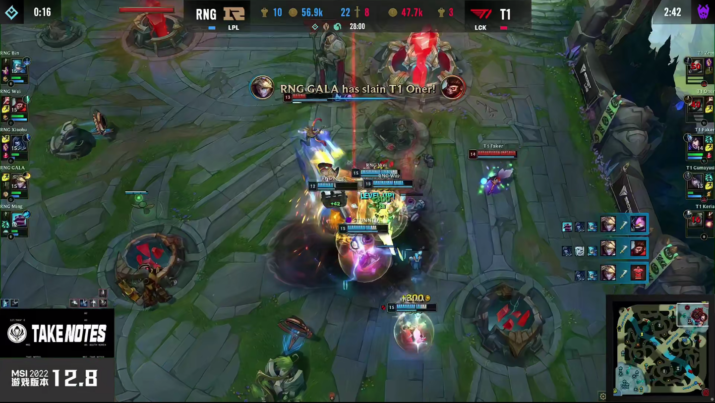 我们又是冠军！RNG  3-2 力克T1，成功卫冕MSI