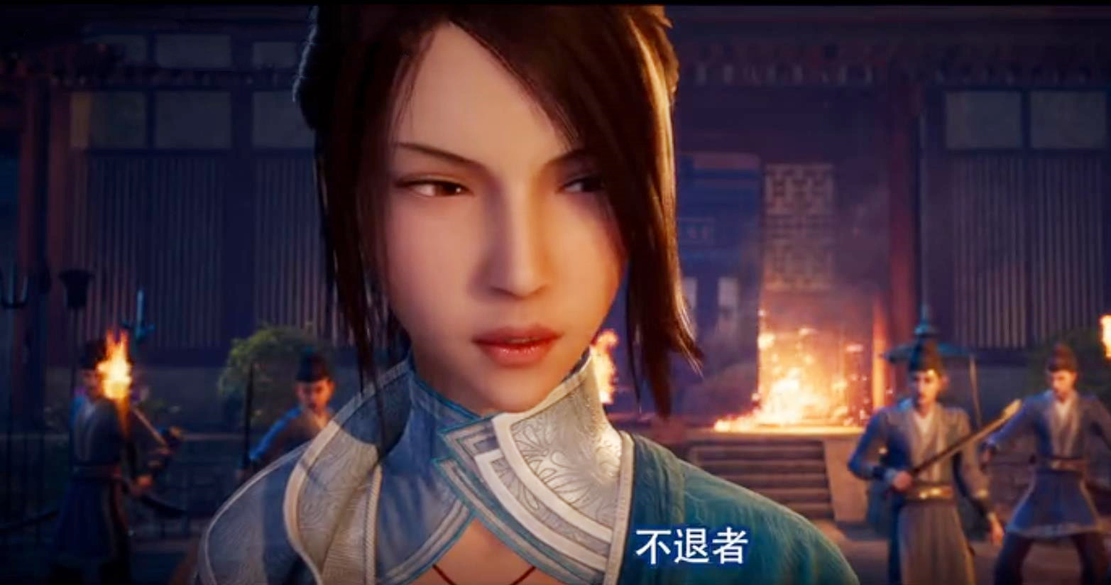 姬如雪单人秀,单刀赴宴超霸气,黑皮短发飒爽,肉嘟唇最抢镜