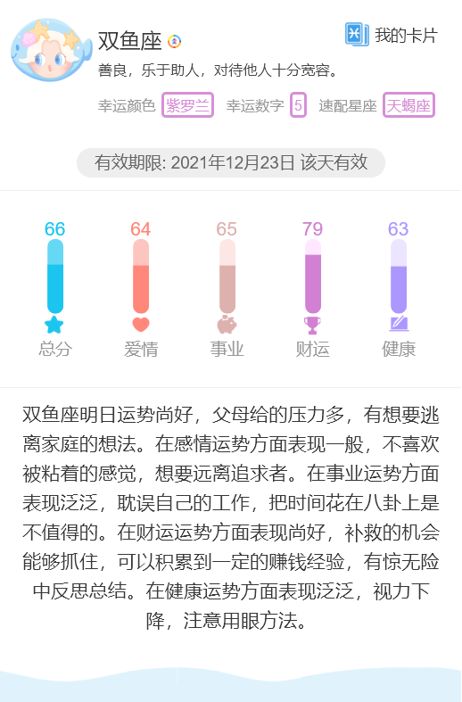 12/23|十二星座今日运势分析大全