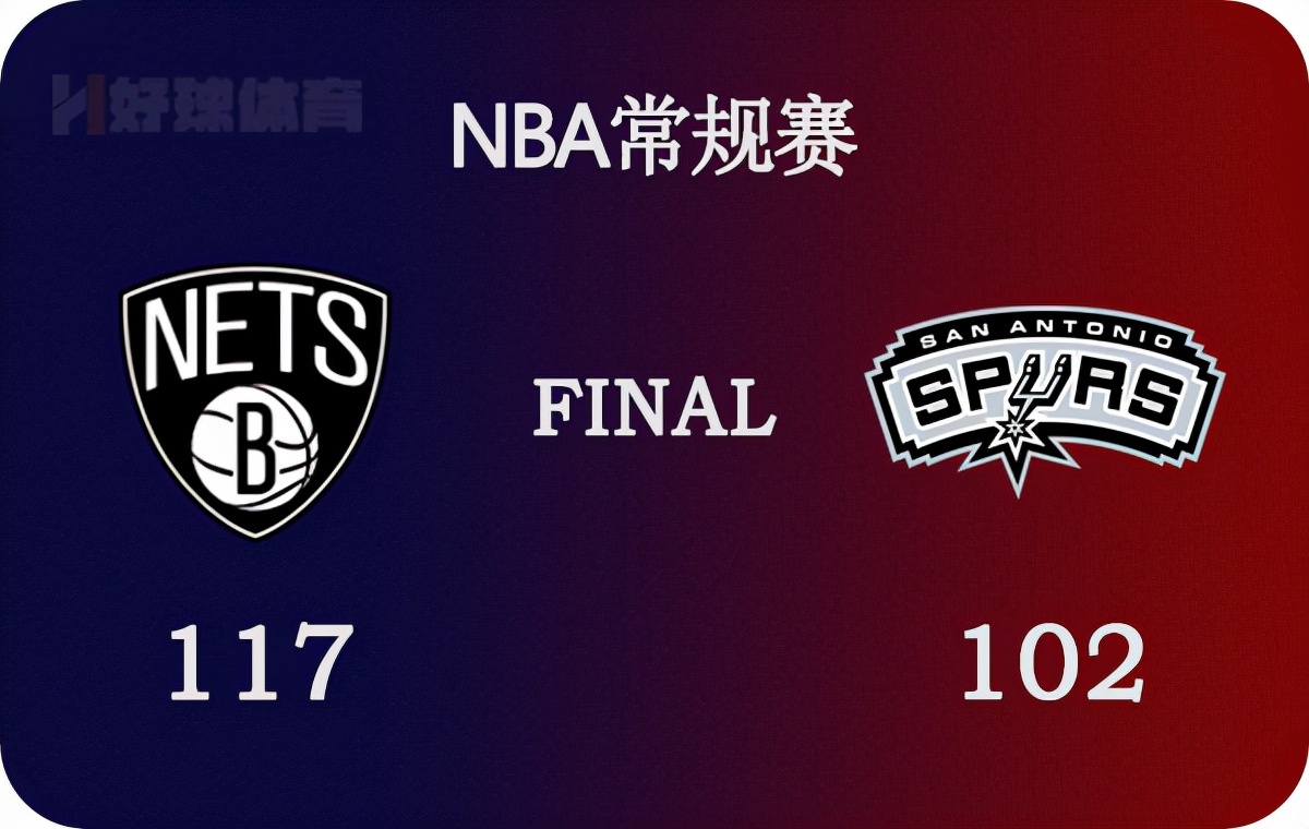 篮网对马刺回放(01月22日 NBA常规赛 篮网vs马刺 全场录像)