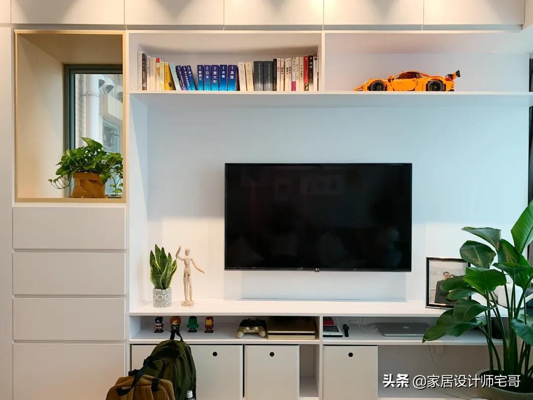 第一次见香港45㎡的房子，居然有2室2厅，全屋都是收纳柜，晒晒