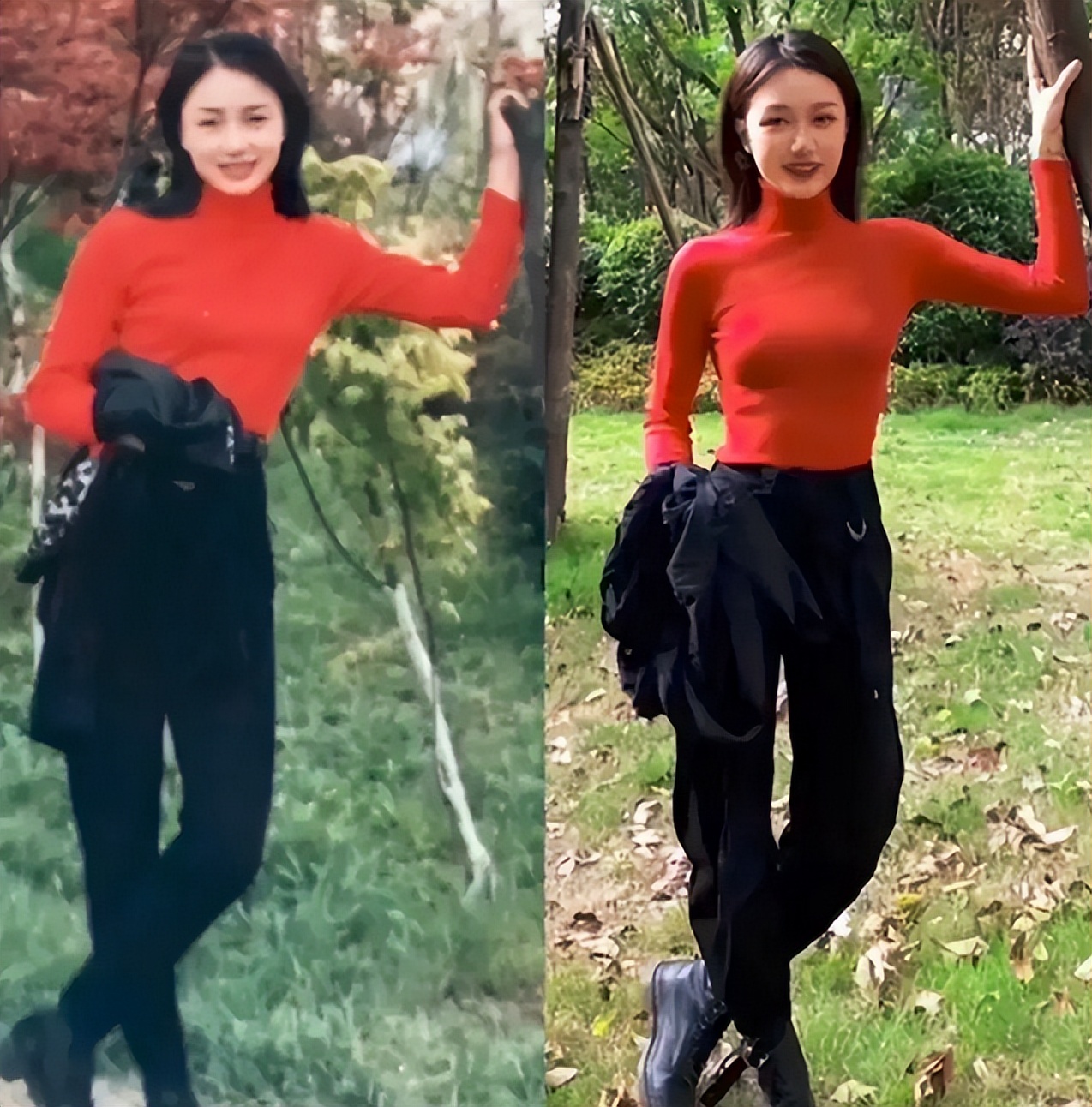 河南一女大学生晒母女照，女儿完败妈妈，果然没有对比就没有伤害