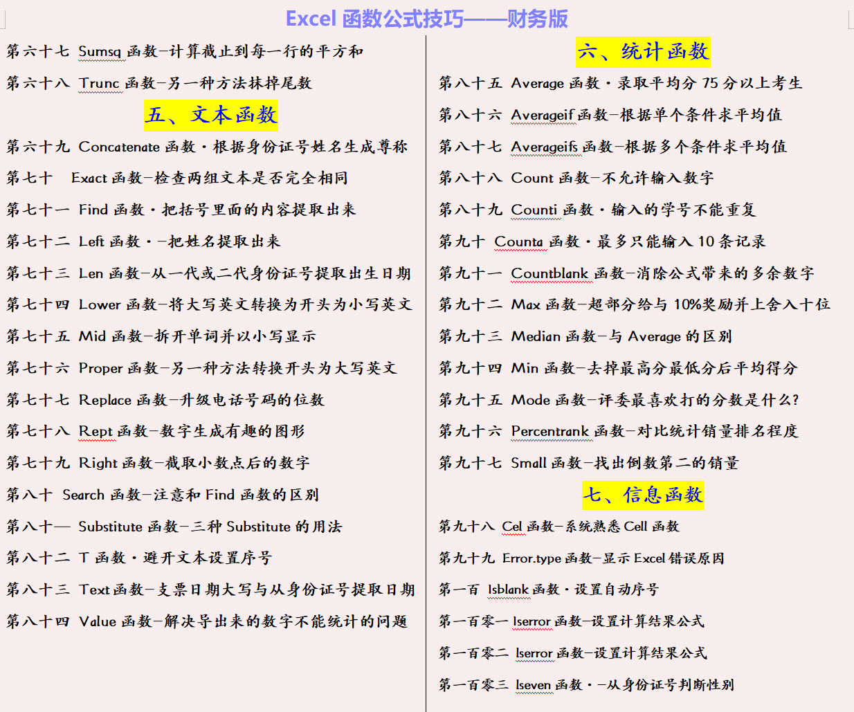 别再花冤枉钱买Excel网课，这套函数教程自认为最好，而且还免费