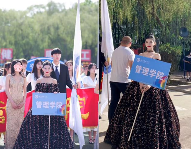 北民大举牌女生火了，气质出众宛如“在逃公主”，评论区却有点酸