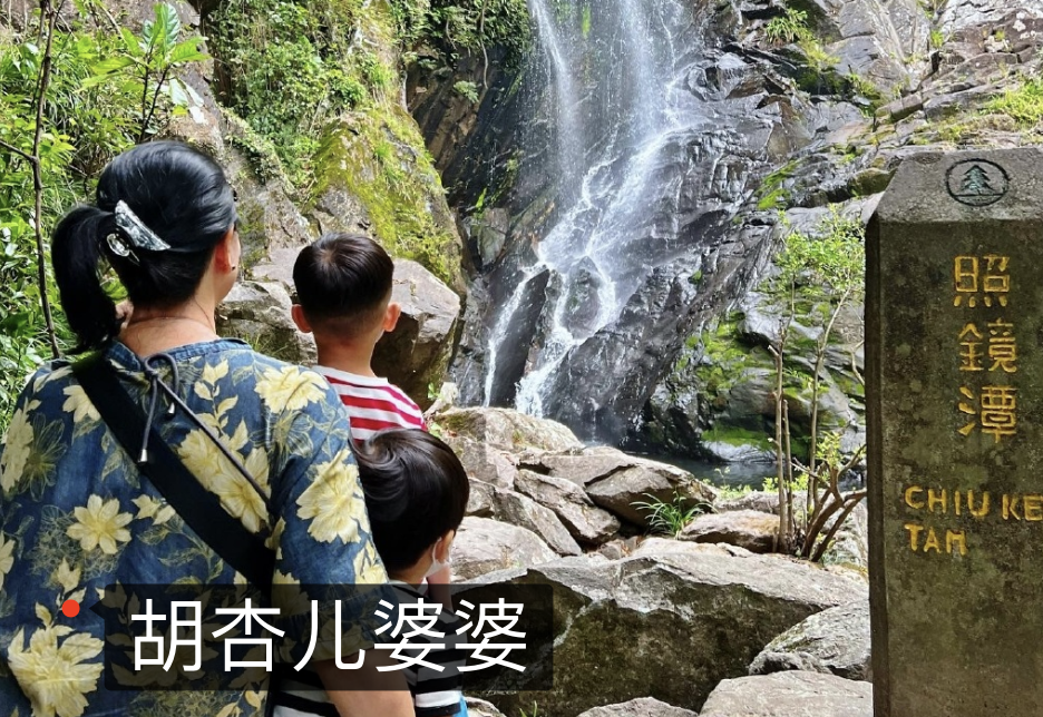胡杏儿丈夫周末带儿子外出就餐，兄弟俩吃出表情包一脸满足