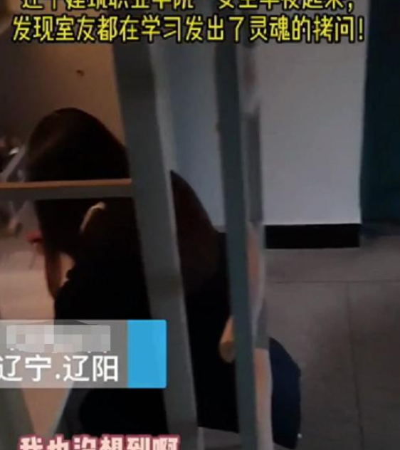 室友们竟在偷偷学习，被惊醒的女大学生很无奈，说好一起躺平呢？
