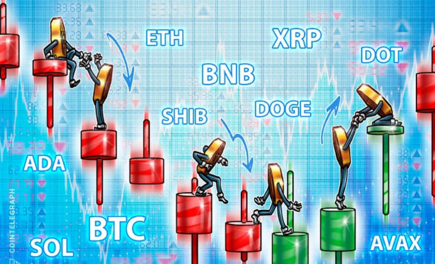 价格分析 BTC、ETH、BNB、XRP、ADA、SOL、DOGE、DOT、AVAX、SHIB