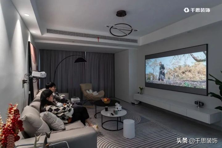 装修案例分享 | 大面积留白的128㎡北欧风三居，明净通透超养眼