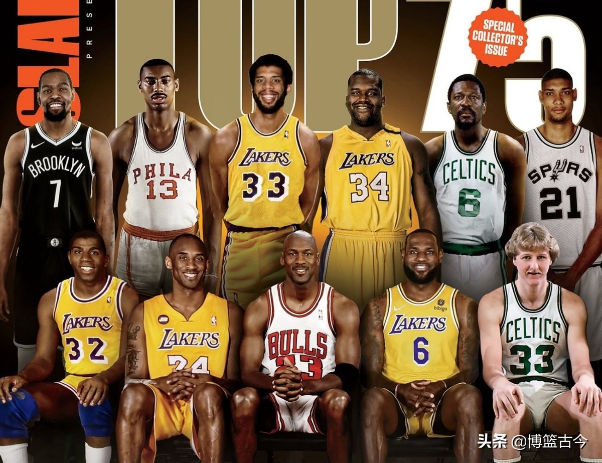 列举NBA中七项荣誉，得出历史十大巨星，这或许是最客观的排名