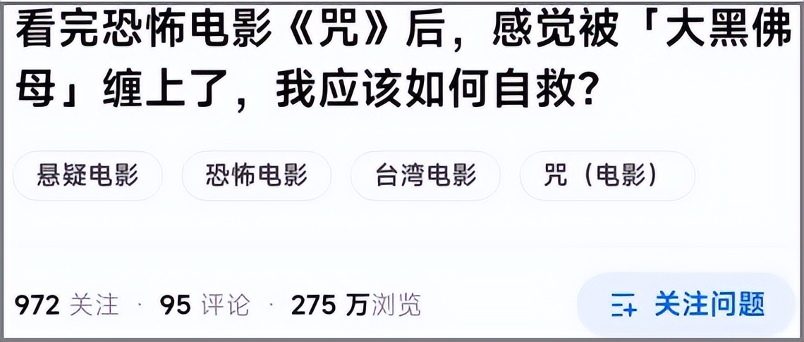 关于《咒》这部电影我想说说