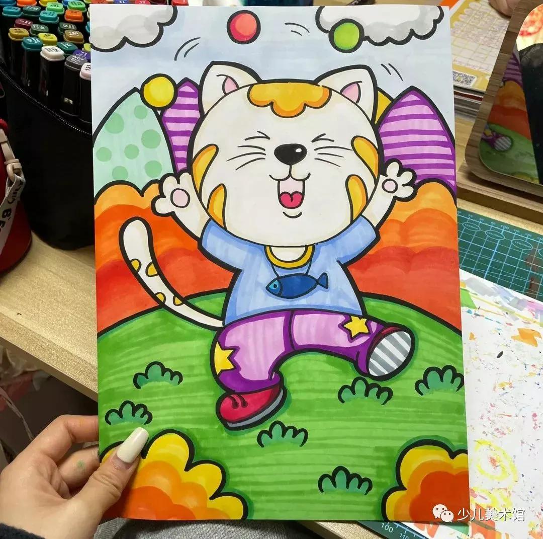 创意美术—太美了！超好看的40幅创意儿童画，张张精品，经典收藏