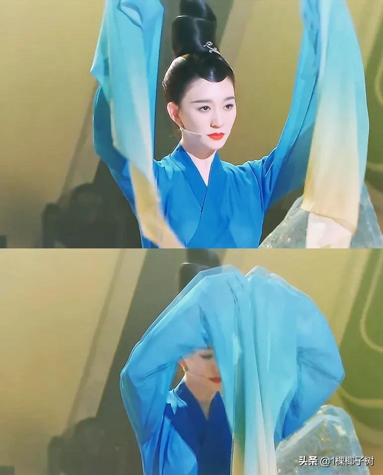 水墨画的李小冉 清新脱俗 媲美瑶池王母