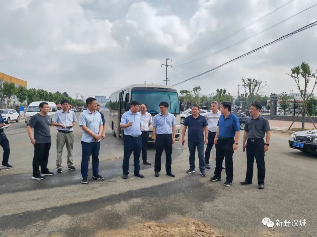 新野县委书记赵红亮调研指导汉城街道重点项目建设