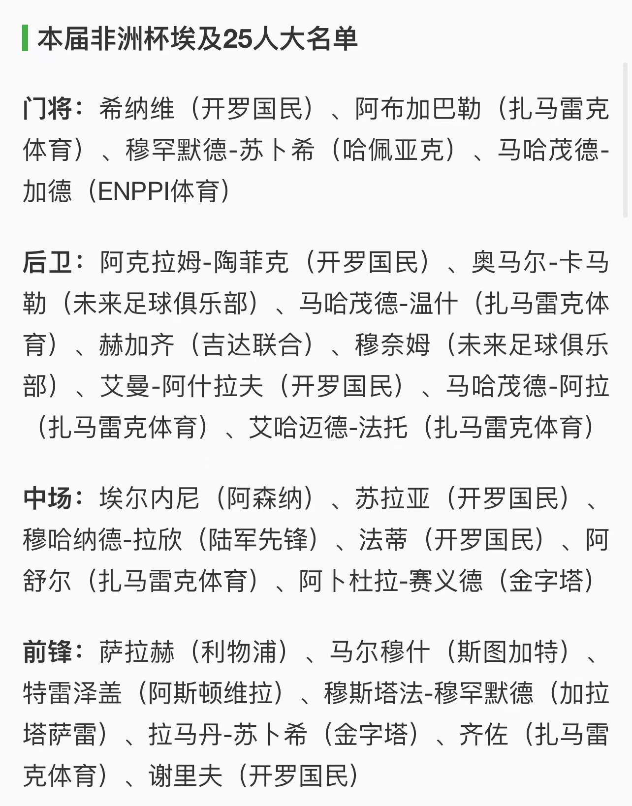 埃及足球世界杯排名多少(非洲杯：尼日利亚VS埃及，谁是“非洲一哥”，萨拉赫一人成军？)