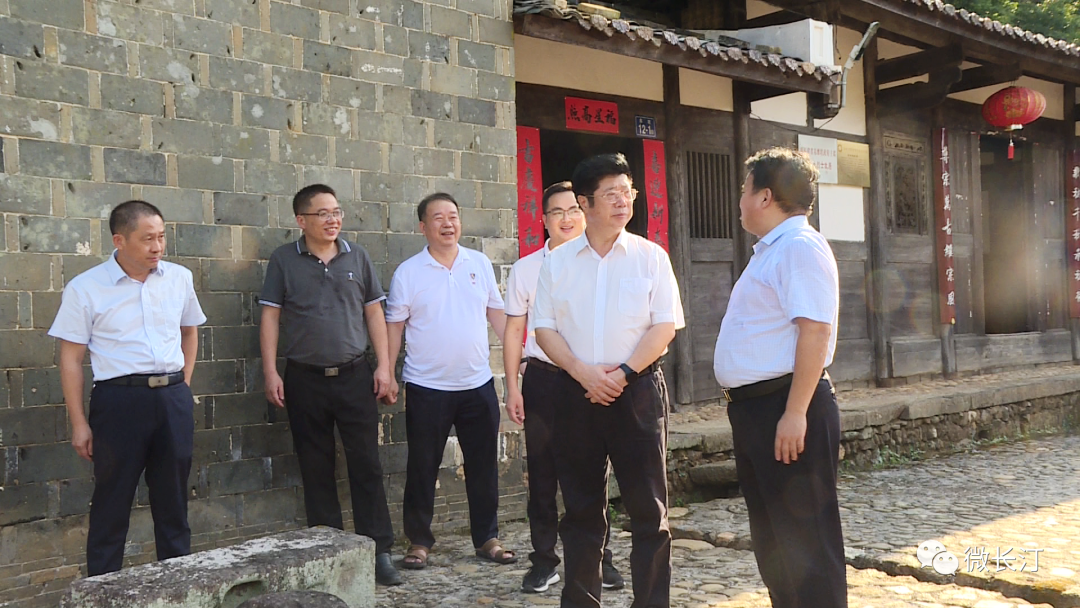 长汀县领导调研乡村振兴工作