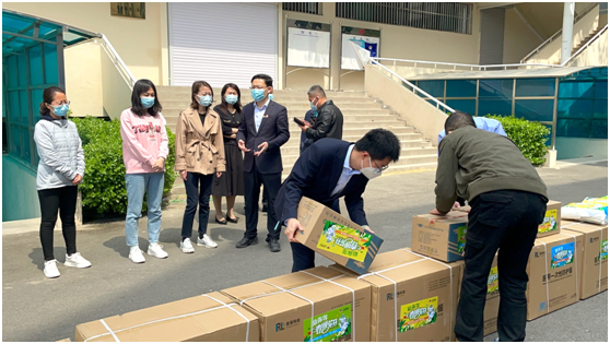 山西银行抗疫在行动：第二批捐赠物资驰援小店区各街道办及单位