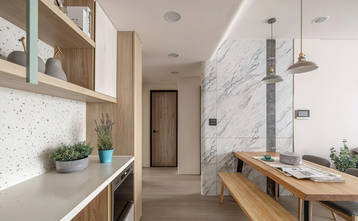 兒童書房設計打造75平方米溫馨親子宅，整合收納空間，盡顯居家空間感和品質感