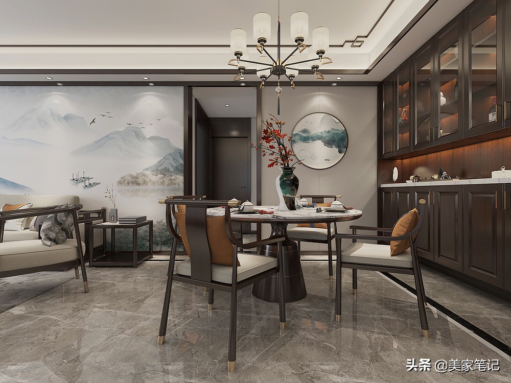 110㎡小户型坚持装中式，阐述东方美学温雅清秀，网友直呼太惊艳