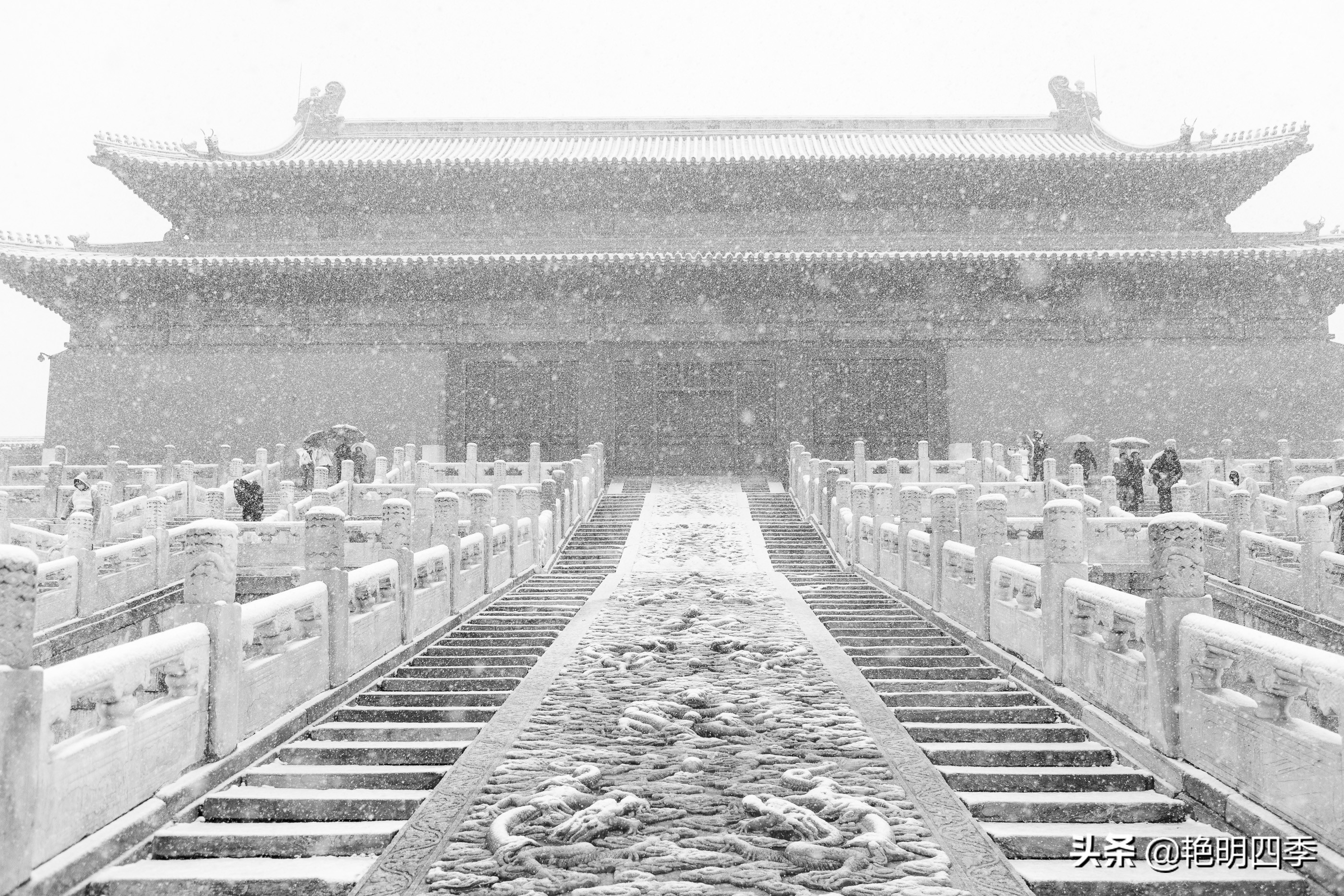 春天里，在紫禁城看一场大雪，与冬天做一个郑重的告别