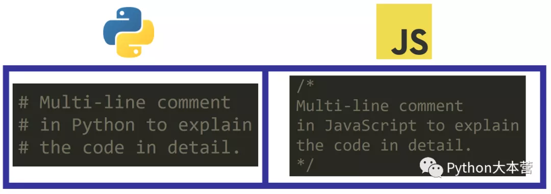 两种流行的编程语言 Python 和 JavaScript 的主要区别是什么?