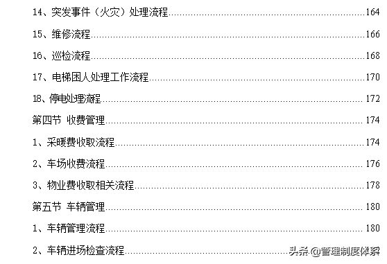 物业管理公司全套制度（181页）