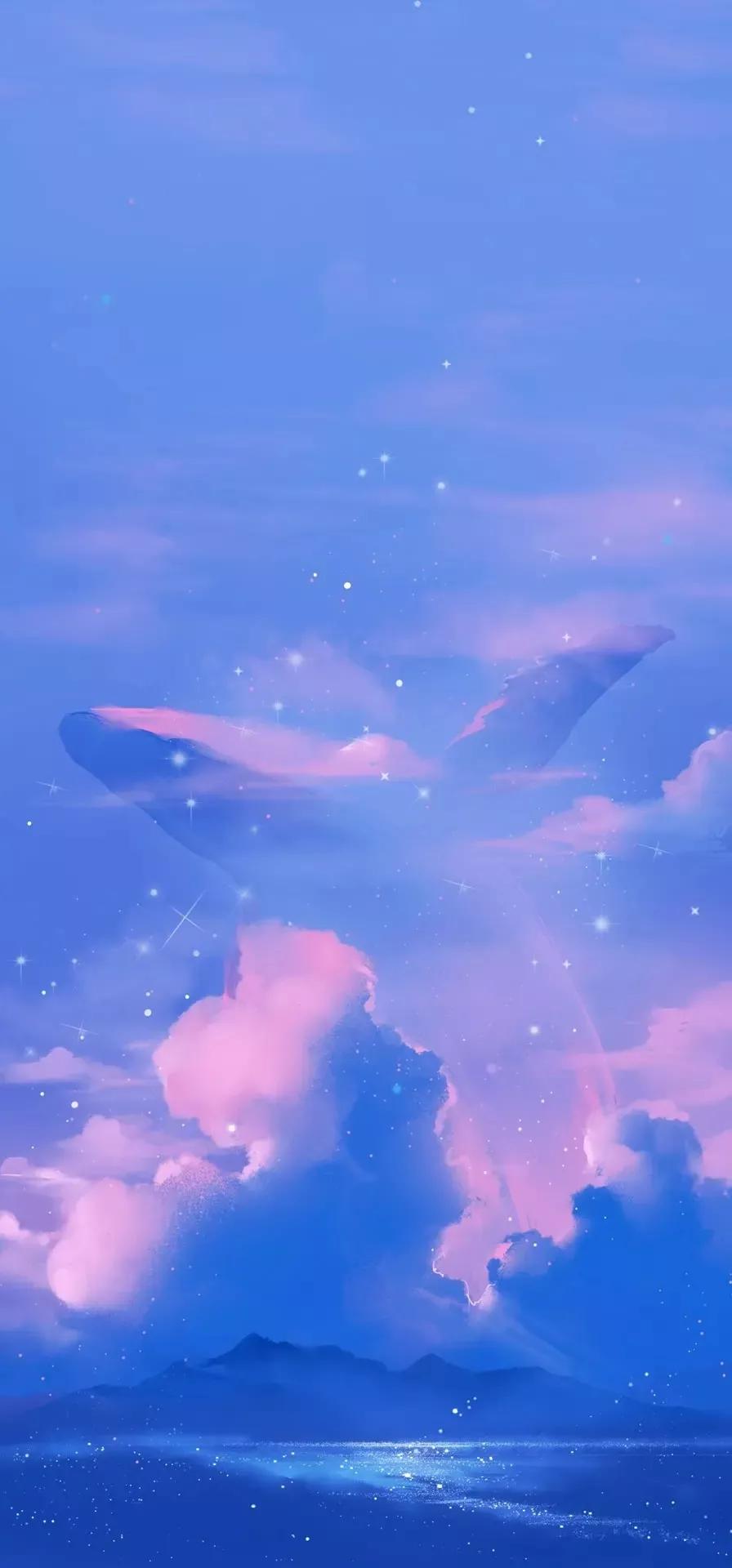 你是我的星辰大海～星空,月亮系列壁纸,背景图