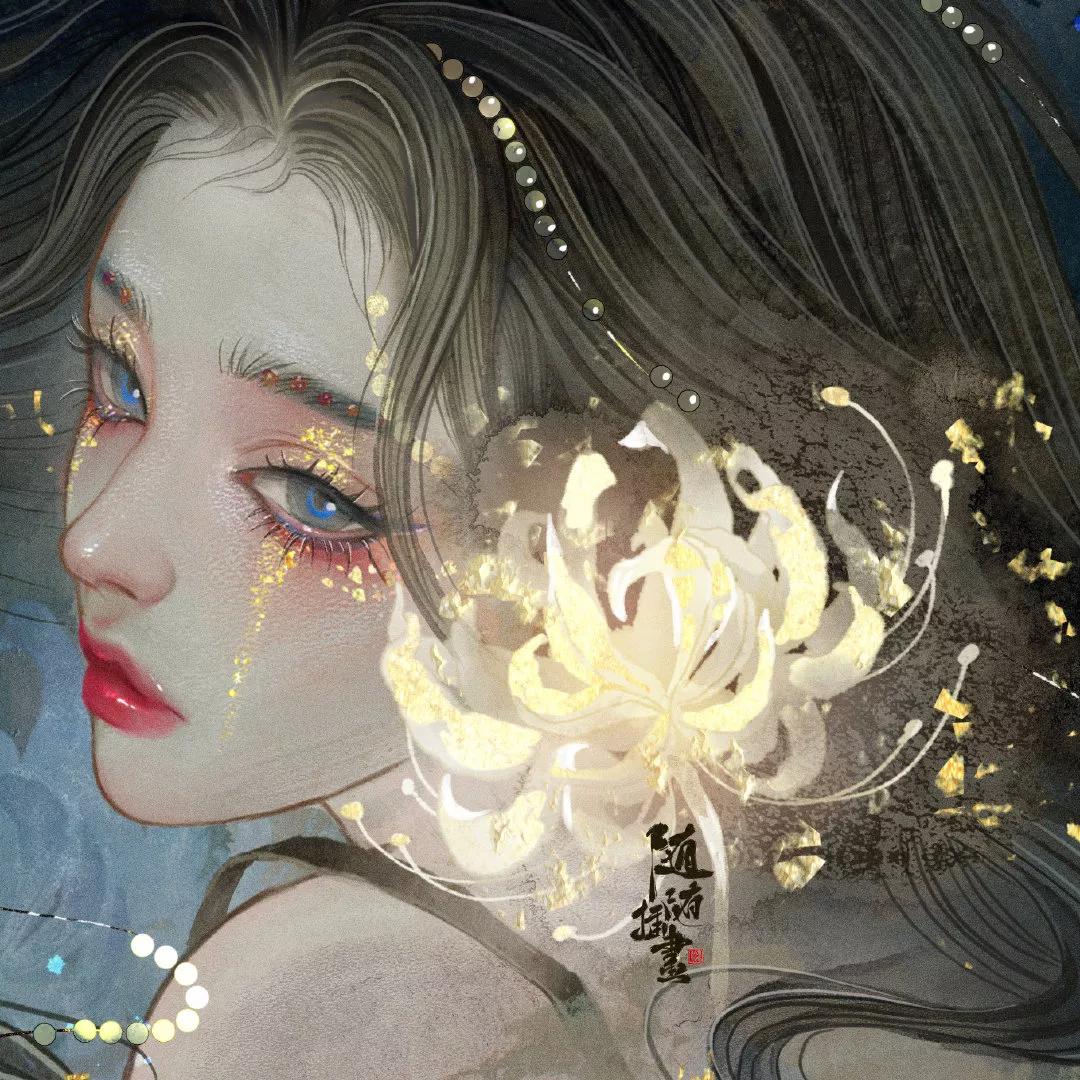 20220507插画壁纸古风小解解图片欣赏