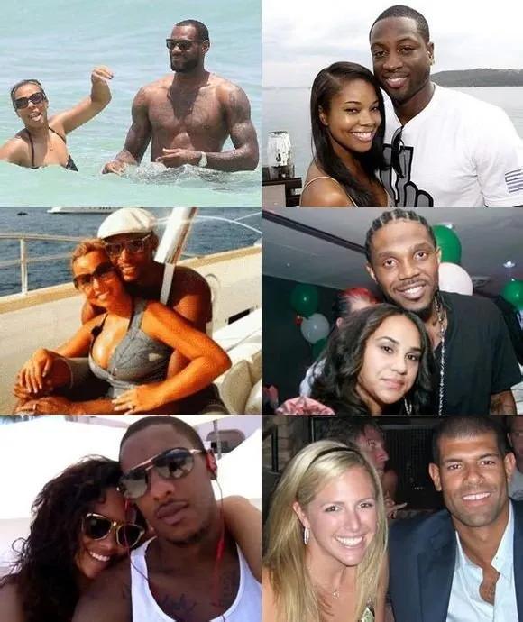 NBA球星的老婆们(NBA球星和他们的漂亮老婆)