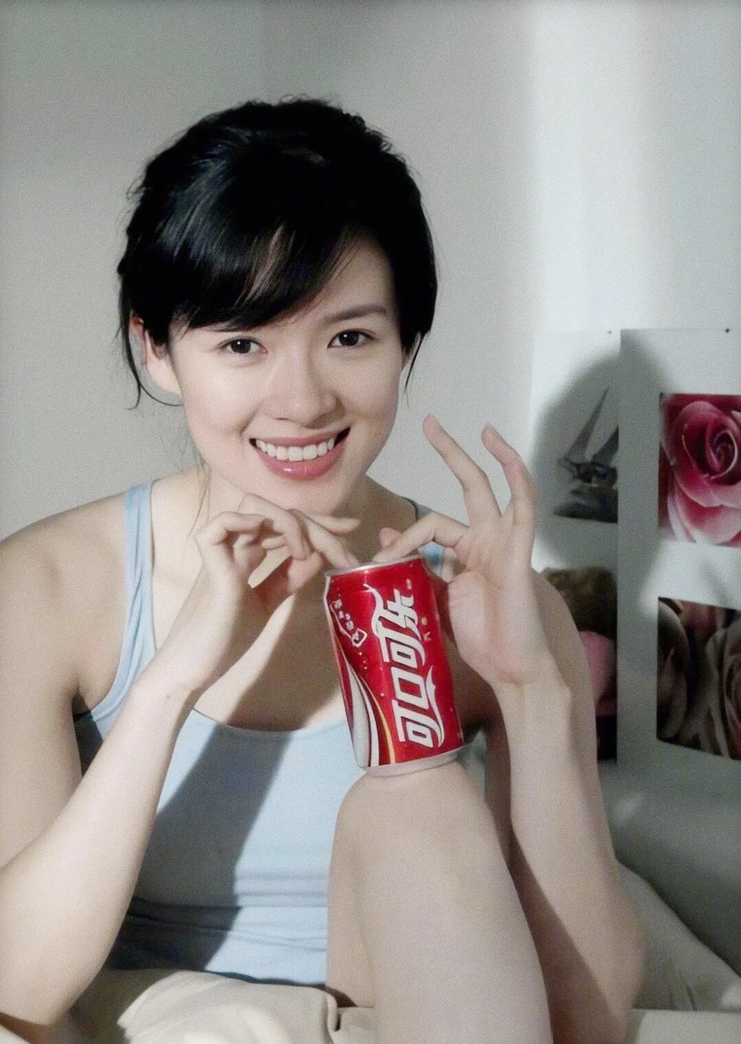 章子怡，年轻时的几张片