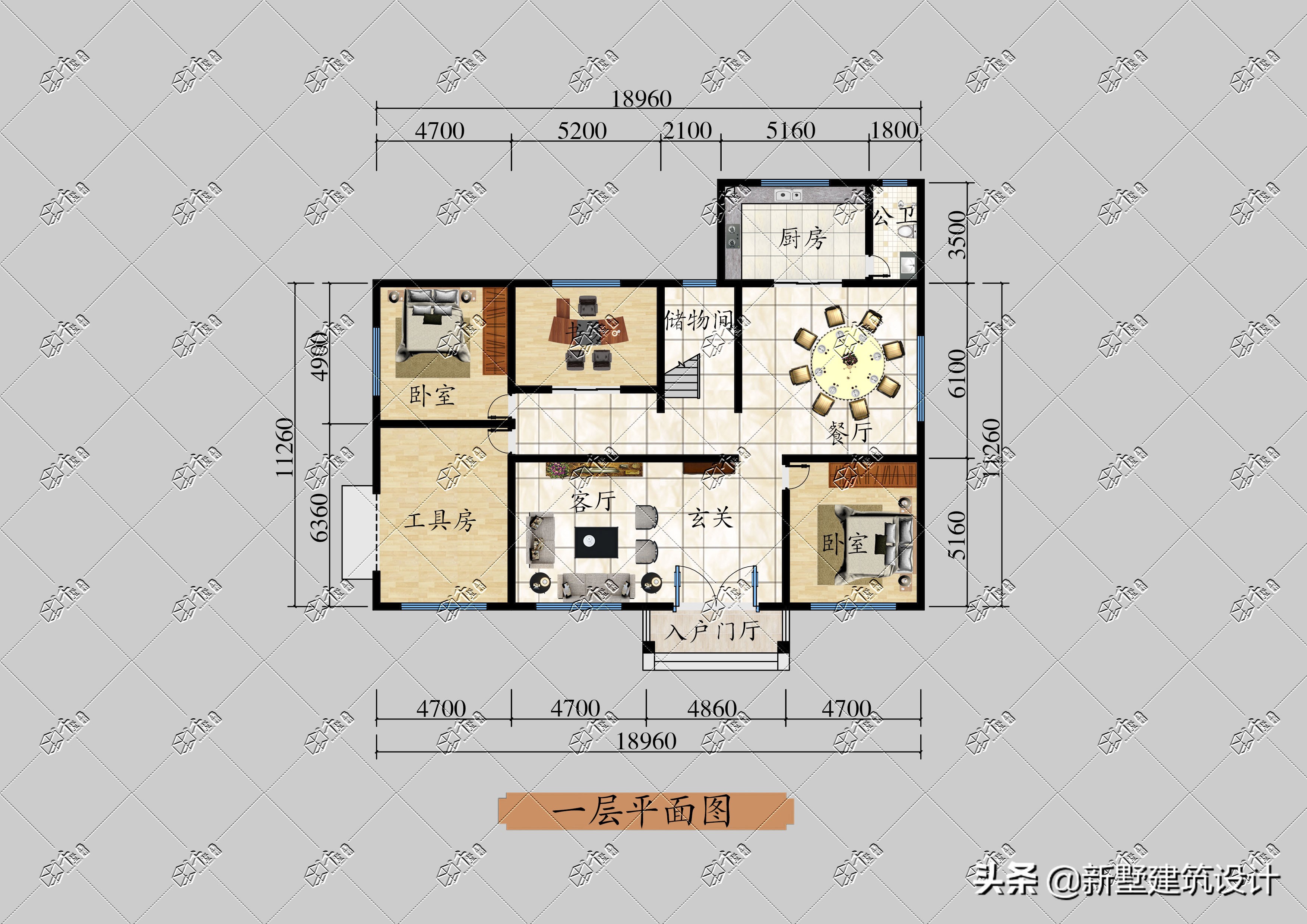 十款农村自建房带土灶间，带车库，储物间，来看看你到底喜欢哪款