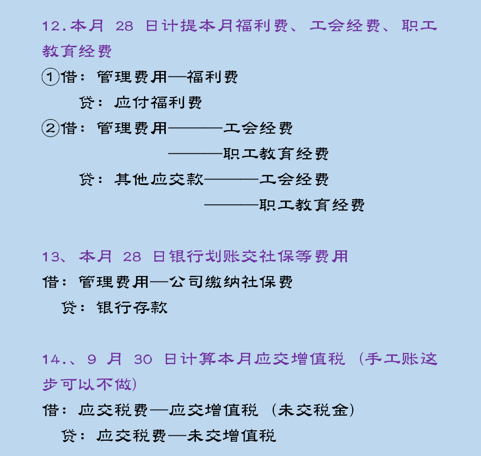 会计收藏：小微企业会计分录，附18个行业会计分录大全